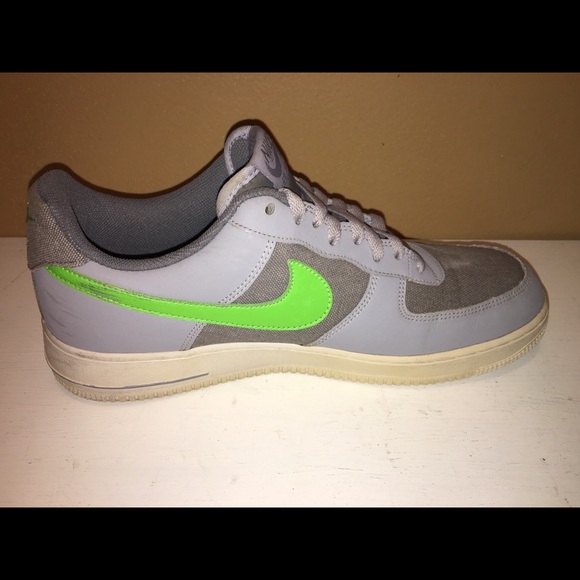 Nike Air force 1 Low Wolf Grey Green Size 11 - Picture 4 of 8